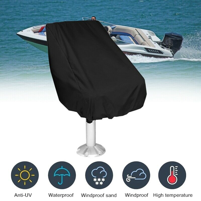 56X61X64cm Boat Seat Cover Waterproof Anti UV Dust Elastic Marine Folding SeL9Q5