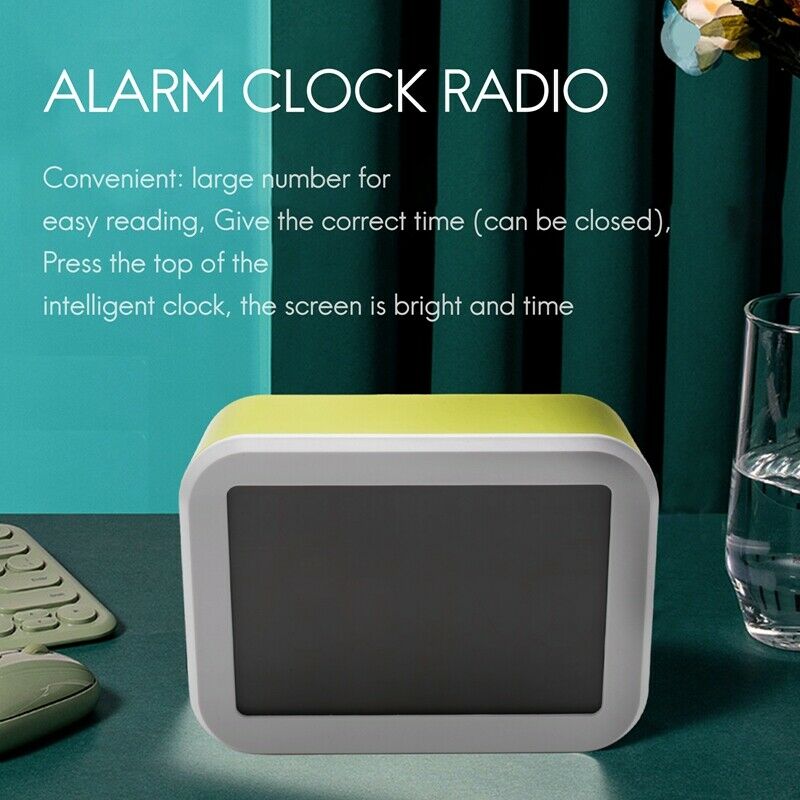 Digital Alarm Clock Talking Clock 3 Alarms Intelligent Optional Weekday Alarm W3