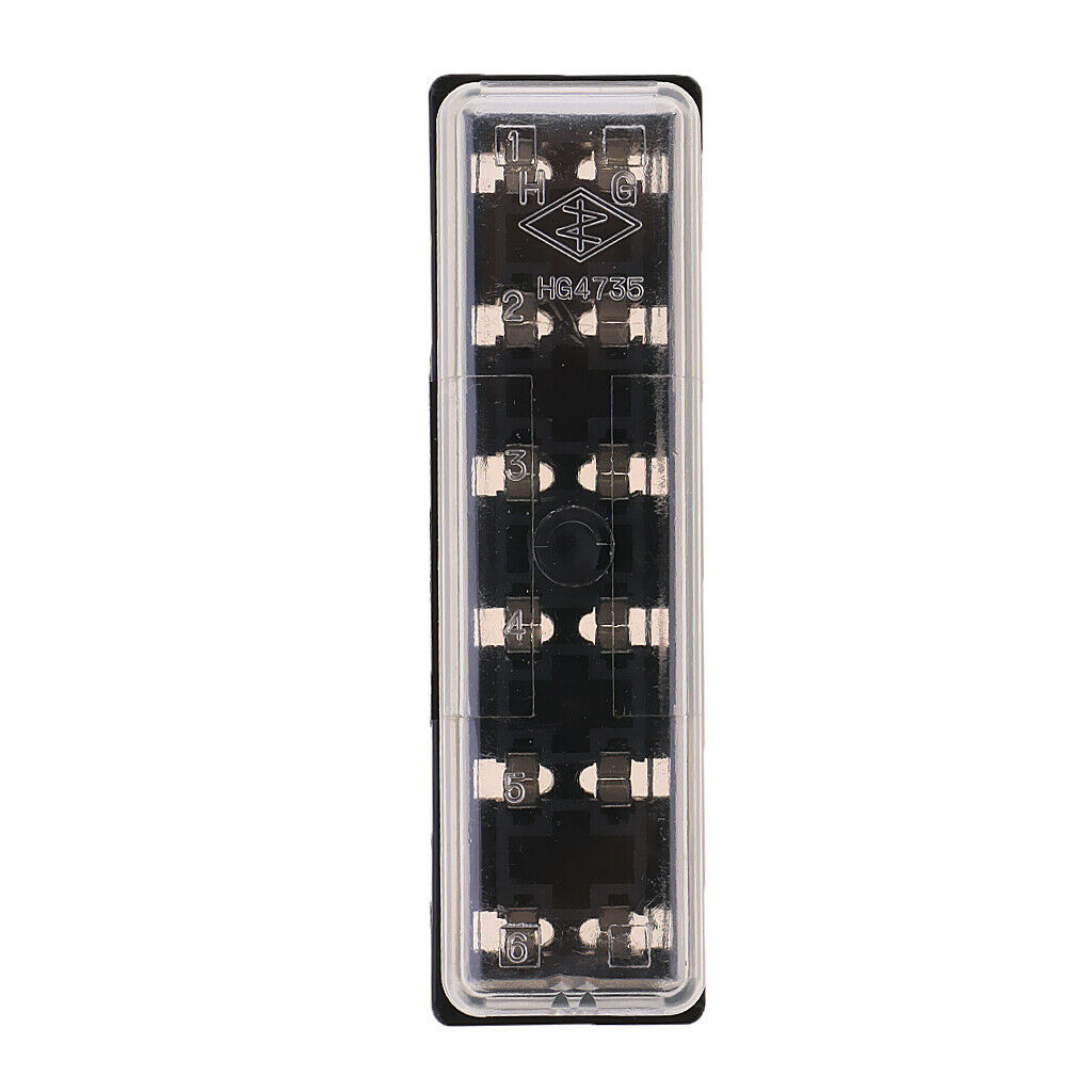 12-32V 6Way Circuit Car Boat Auto Automotive Blade Fuse Box Holder ATC ATO