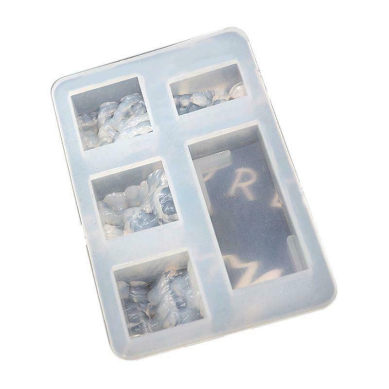 DIY Hand-made Crystal Epoxy Glue Mold Broken Snow Mountain Silica Gel Mold U