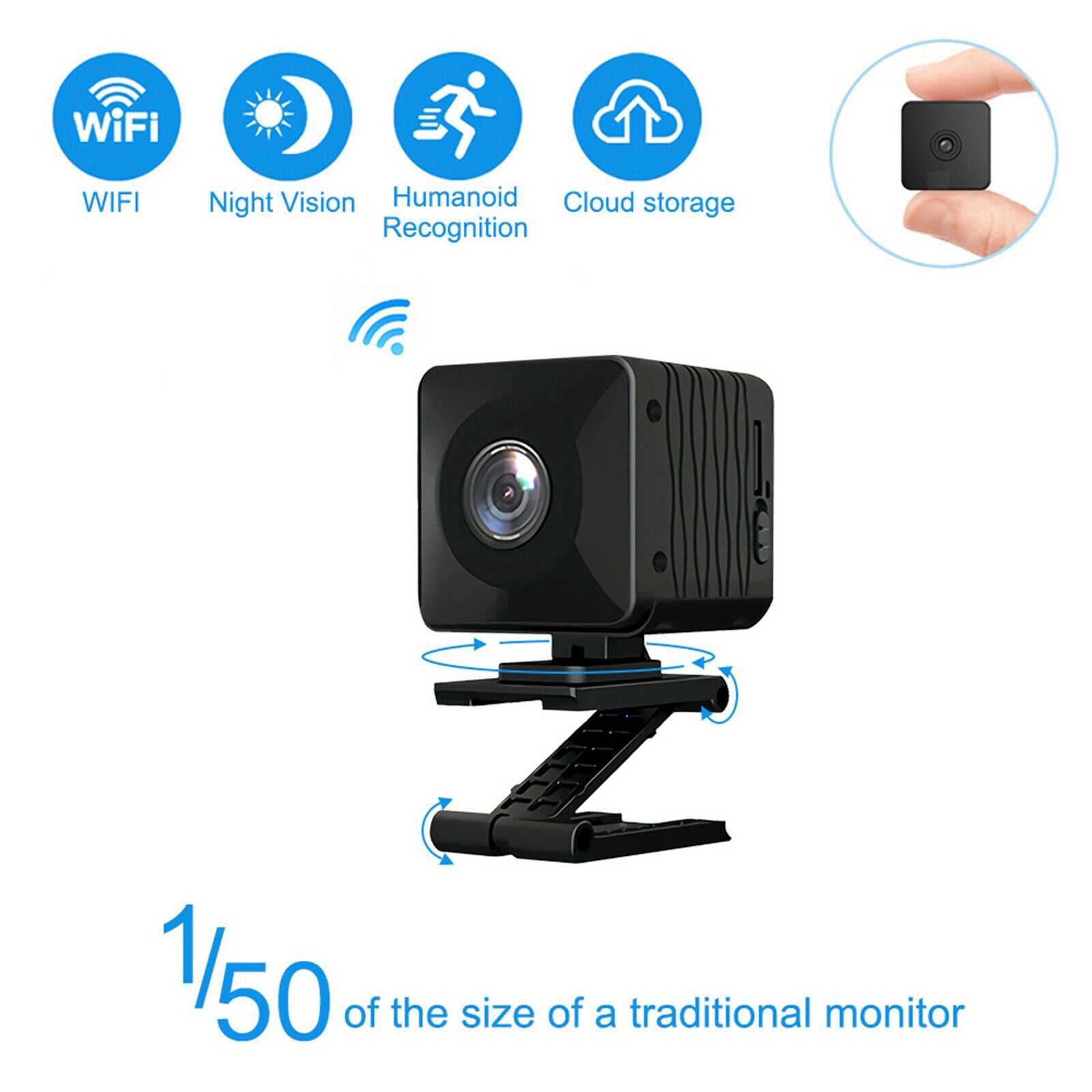 1080P WIFI IP Camera Home Security Night Vision Surveillance Camcorder