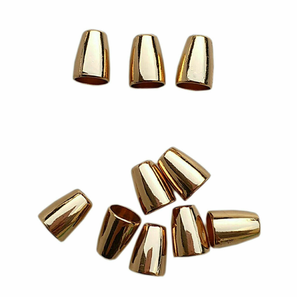 10pcs Conical Bell Zinc Alloy Rope Rope Locks Fastener