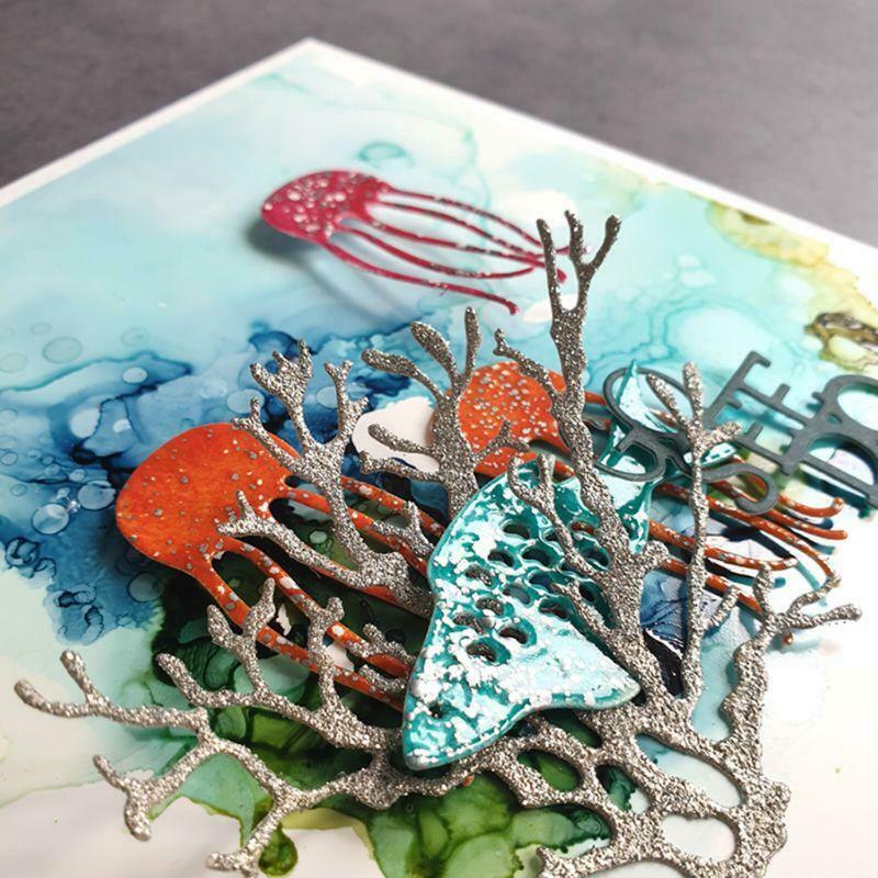 Octopus Metal Cutting Dies Stencil Scrapbooking DIY Album Stamp Paper Embossing