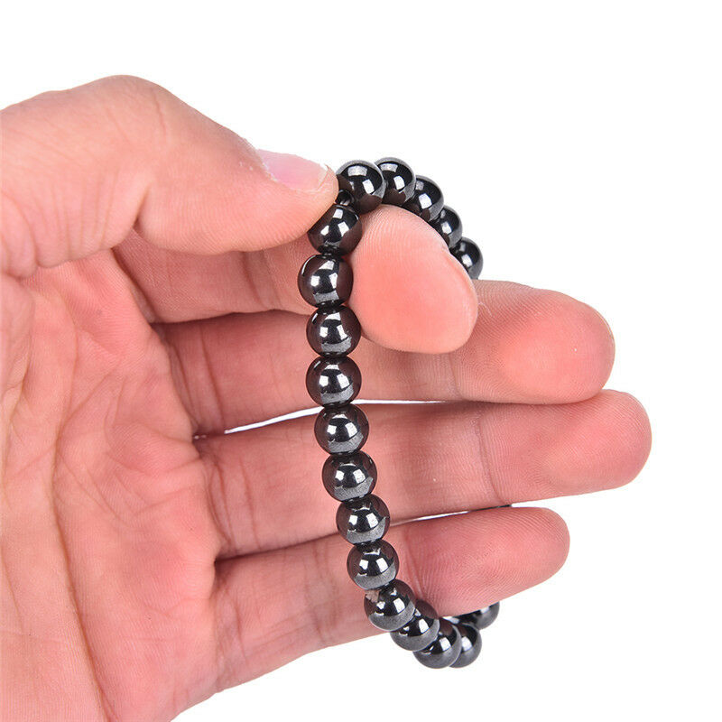 1pc Round Black Stone Bracelet Magnetic Bracel.l8