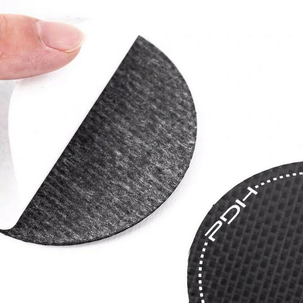 2x Double Bass Drum Patch for Drumheads Percussion Accessories Black+White