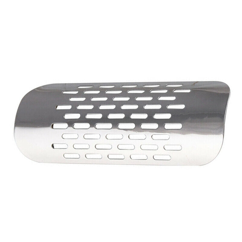 Motorcycle Chrome Heat Shield For 1 7/8"-2 3/4" Exhaust Muffler Pipe Cover Solid