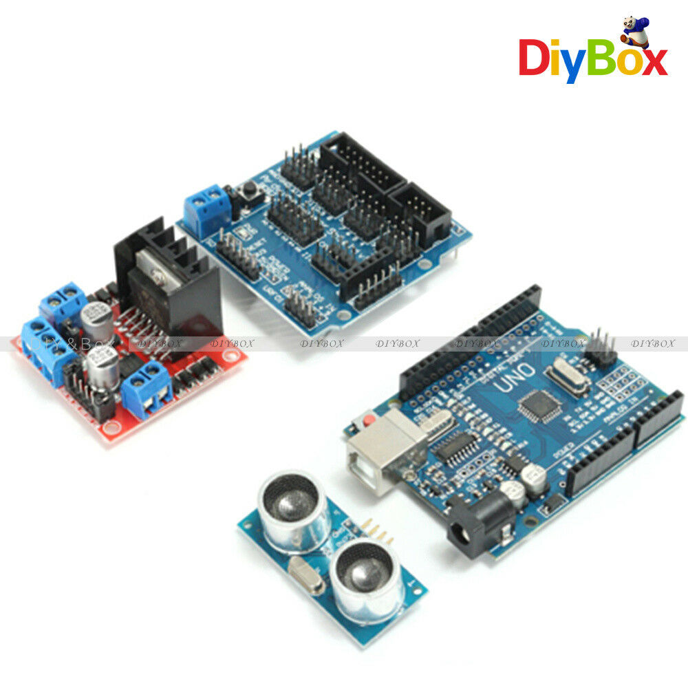 Smart Car Tracking Motor Smart Robot Car Chassis Kit 2WD Ultrasonic Arduino MCU