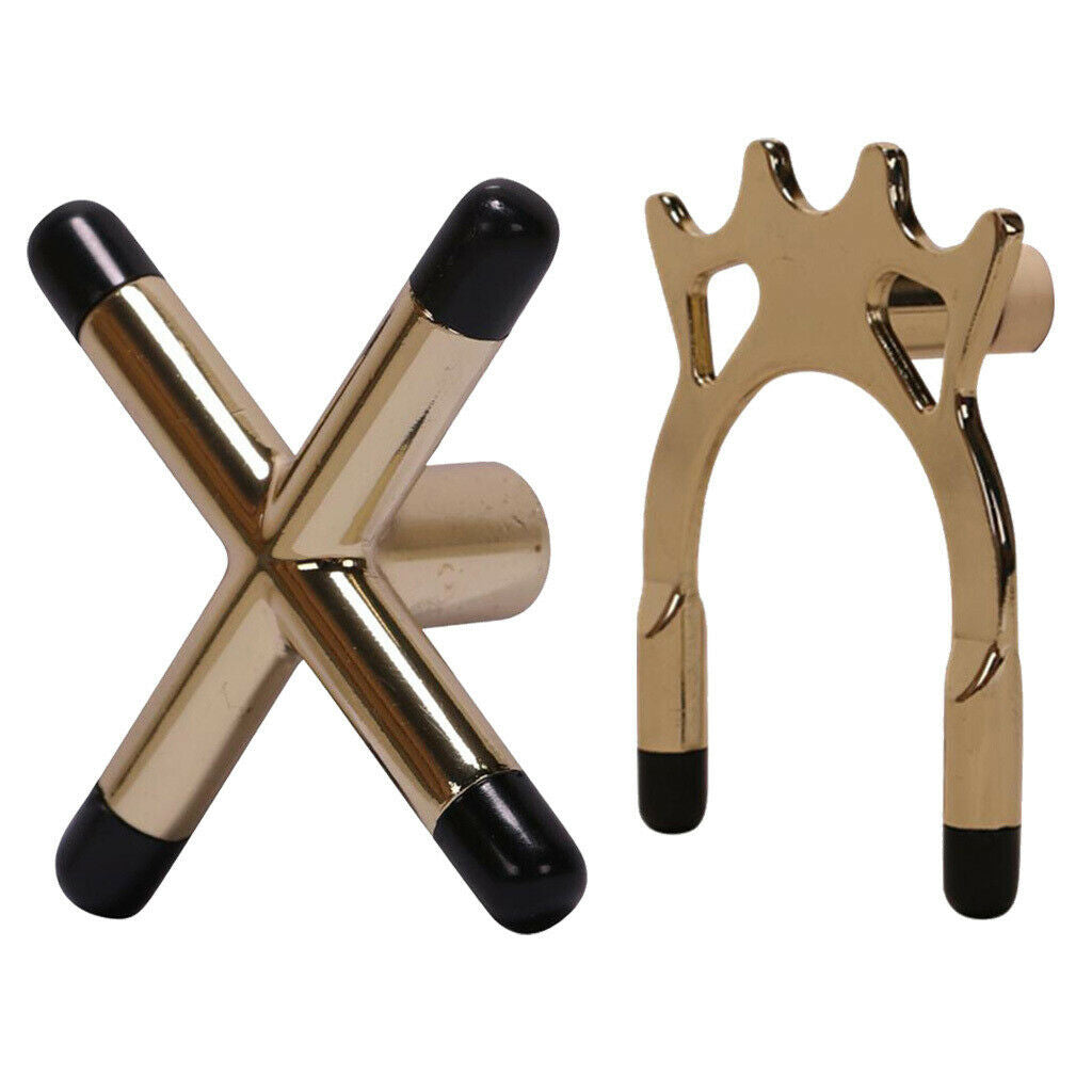 2 pieces billiard snooker pool cue stick spider cross bridge head holder rest