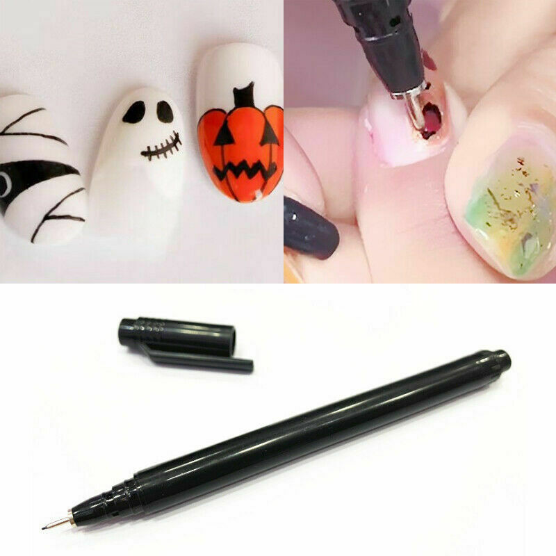 Nail Art Graffiti Pen Waterproof Painting Drawing Liner Brush Manicure Tools *1