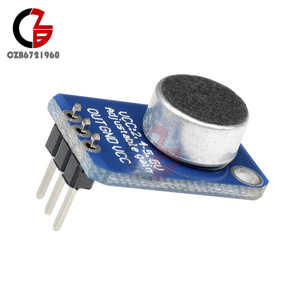 Electret Microphone Amplifier MAX4466 With Adjustable Gain For Arduino