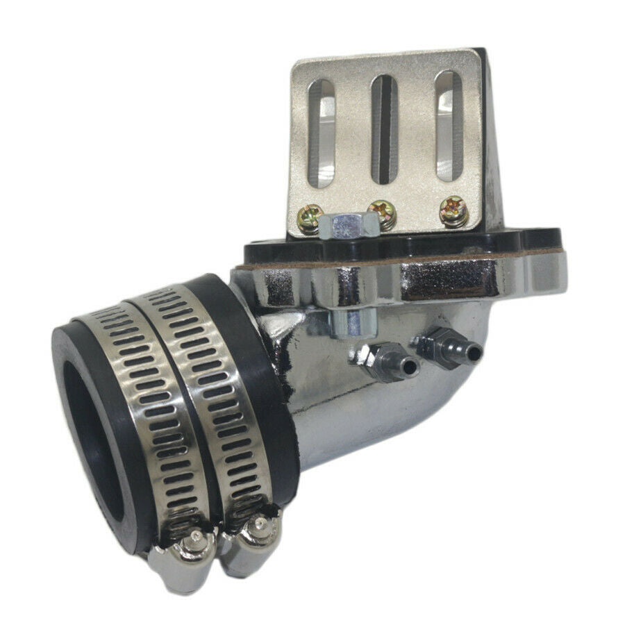 Intake Manifold With Reed Valves For 2 Stroke 49cc 50cc Yamaha Jog Moped Scooter