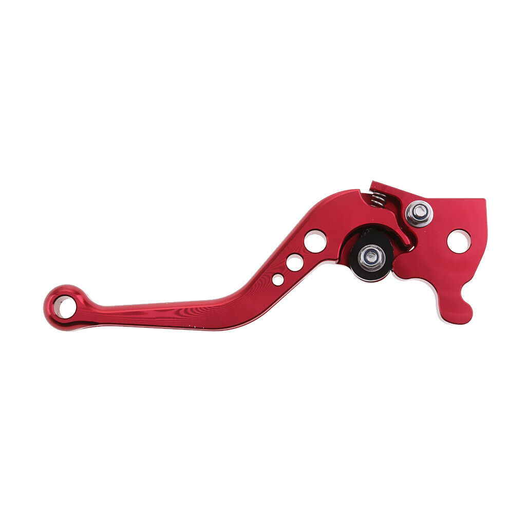 2 Pieces Adjustable Hand Brake & Clutch Levers for Yamaha RSZ RS100 red