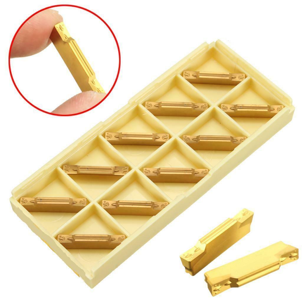 10Pcs MGMN300-M Inserts 3mm Width for MGEHR/MGIVR Lathe Tool CNC Cutter