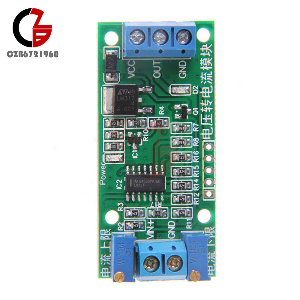 0-5V to 4-20mA Linear Signal Conversion Voltage to Current Transmitter Module