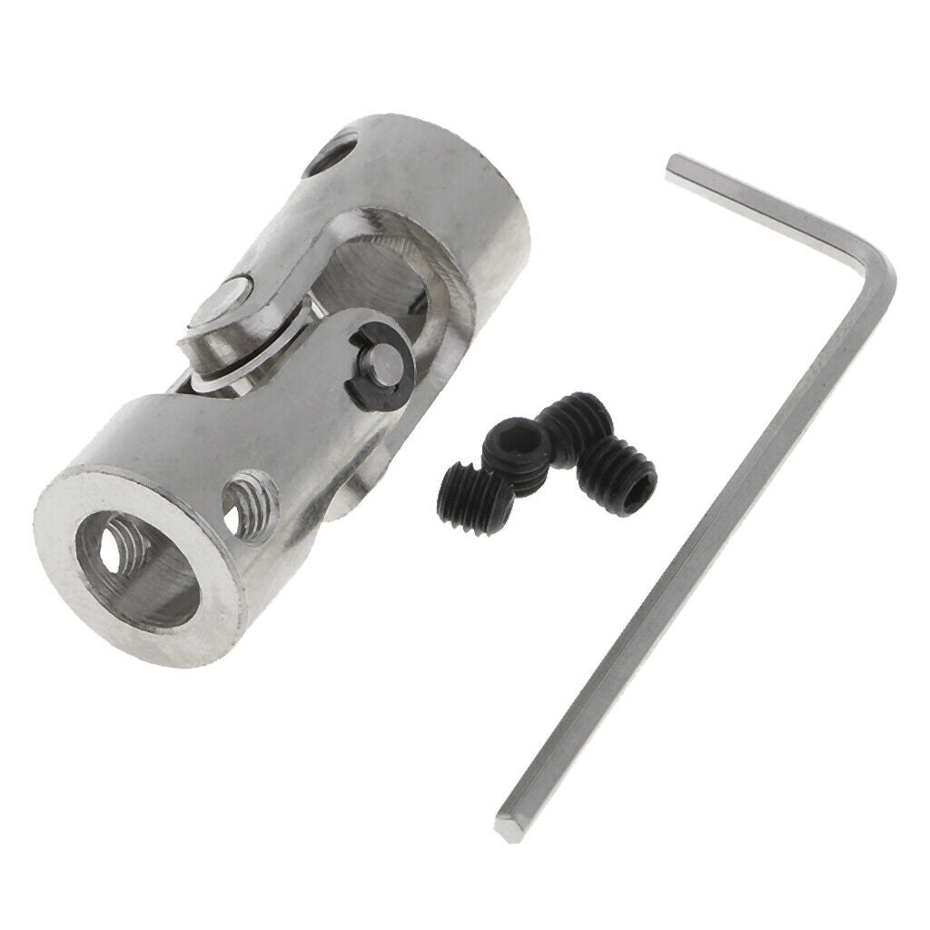 Metal Universal Joint Shaft Coupling 8MM X 8MM Boat Connector