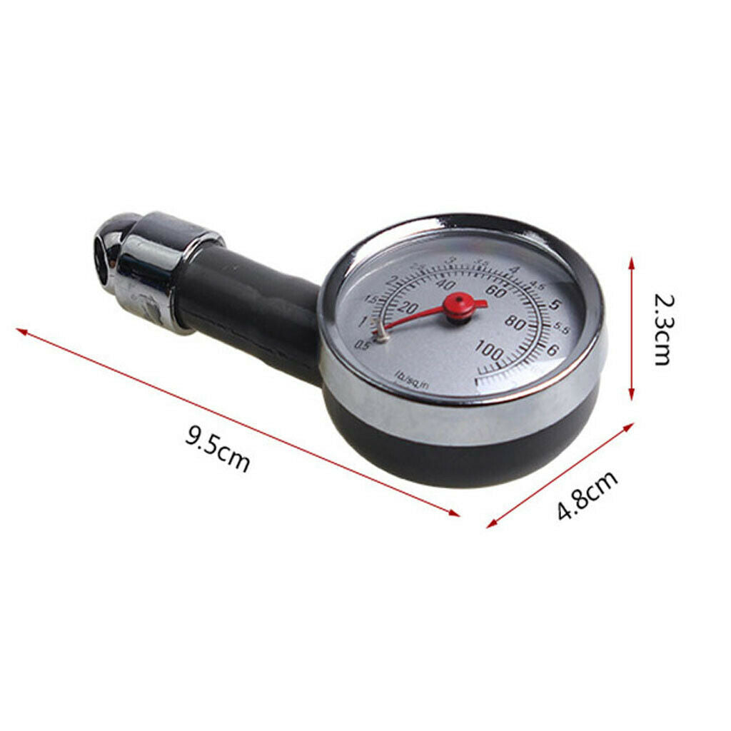 Auto Car Bike Truck Tire Air Pressure Gauge Tyre Meter Tester 0-100PSI