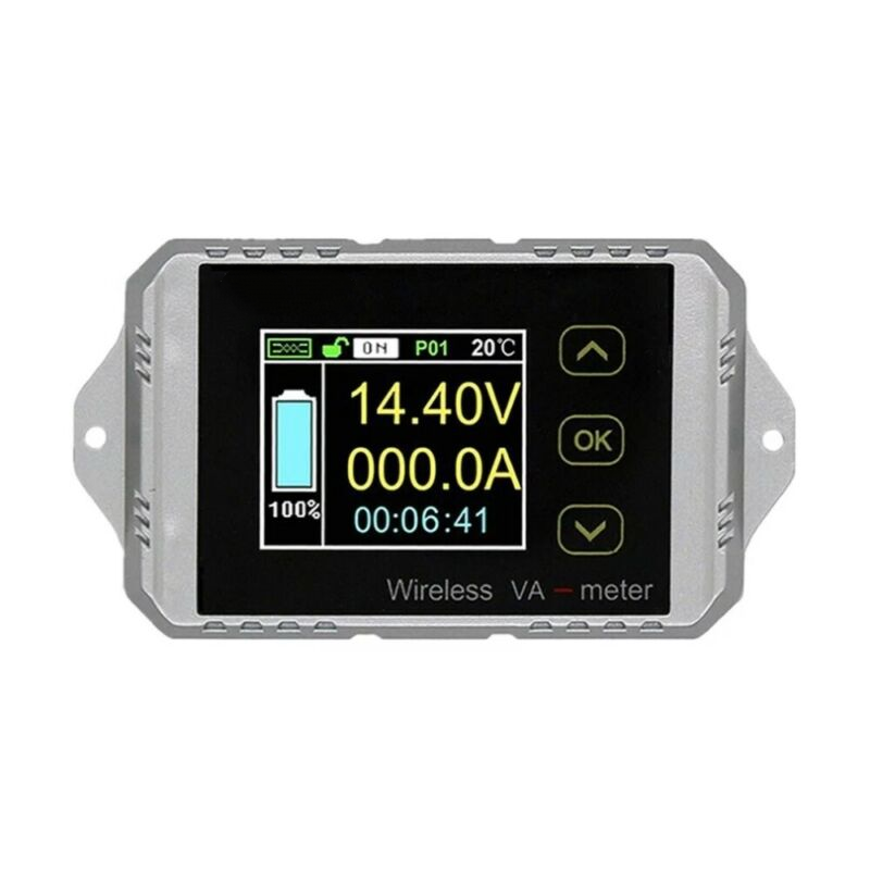 Vat1100 Car Battery Monitor Voltage Va Meter Watt Meter Coulomb 100V 100A