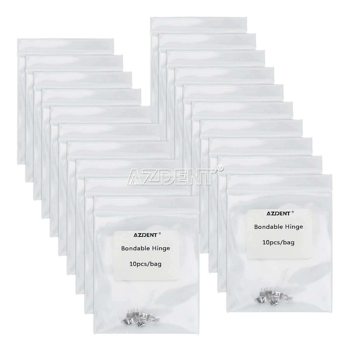 50 X Dental Orthodontic Bondable Hinge Bite Turbos Accessory For Brackets AZDENT