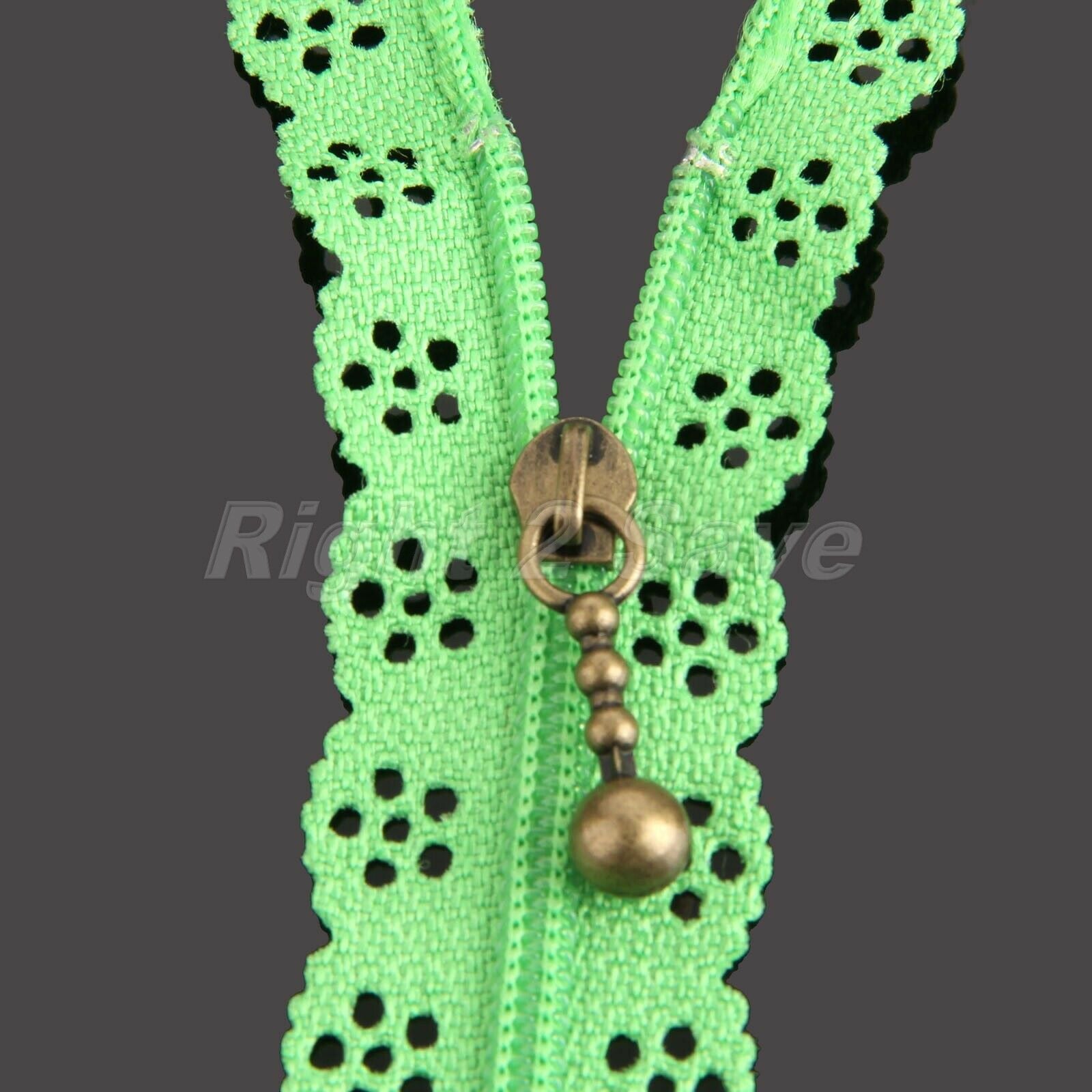 10Pcs 20cm Lace Zipper Nylon Closed End F Bags Clothing DIY Tailor Sewing Tools