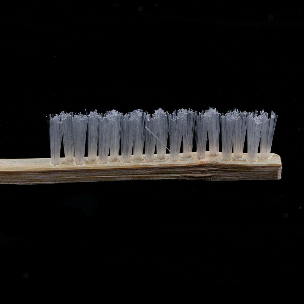 2 Pcs Wooden Long Handle Parrot Bird Cage Cleaning Brush