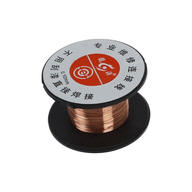 1Pcs 15m 0.1MM Copper Solde Solder Enamelled Reel Wire Roll Connecting D5C5