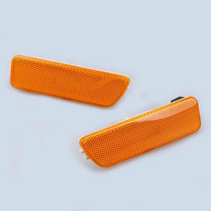 2x For VW 99-05 Golf/Jetta Mk4 Side Marker Bumper Lights Turn Signal Lamp Yellow