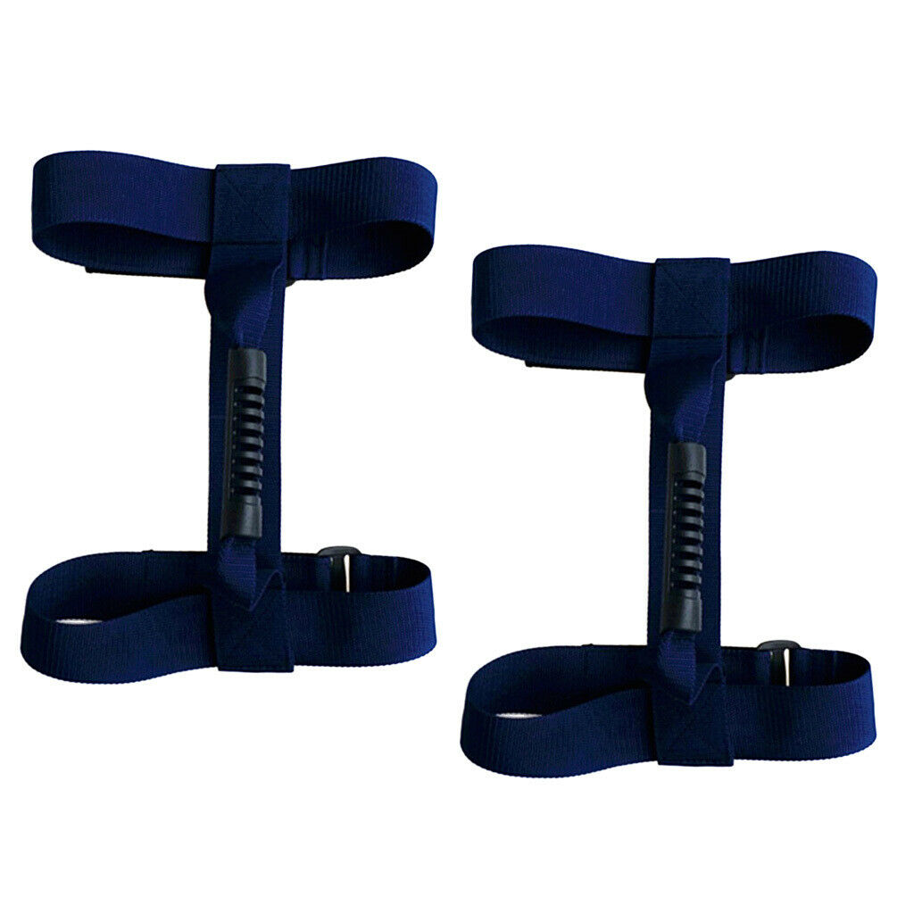 2" Durable Webbing Strap Cylinder Tank Carrier Handle Strap Pack of 2 Blue
