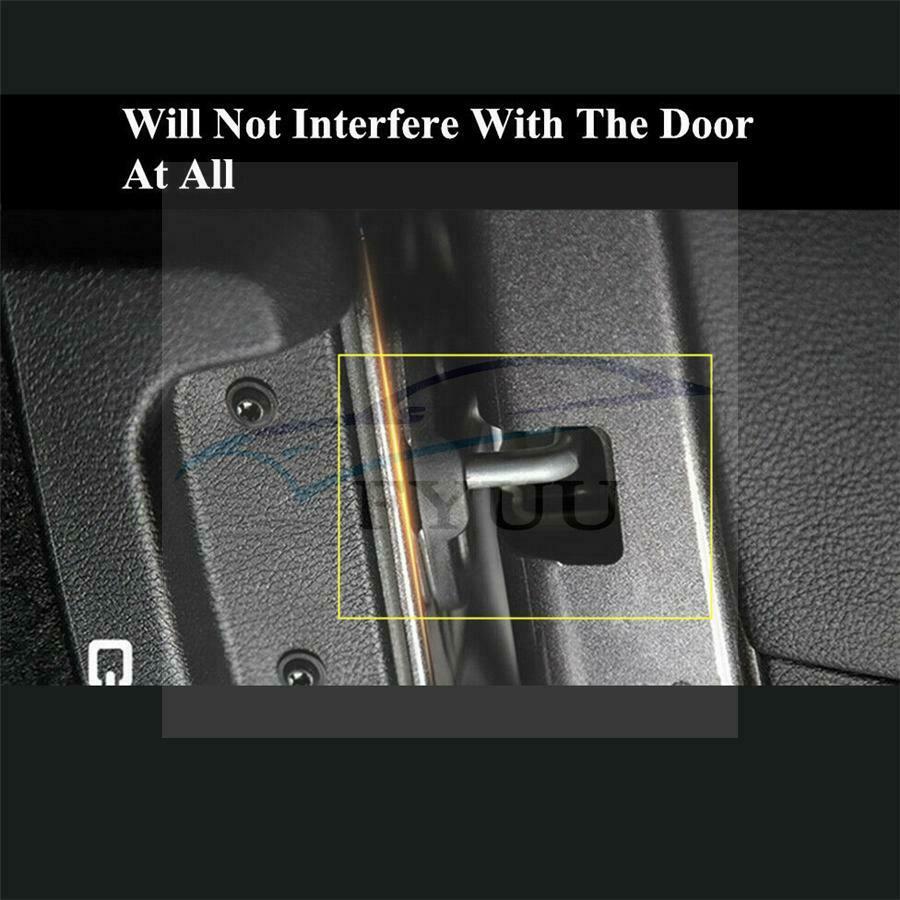 Door Lock Cover Screw Protector Trim For Jeep Wrangler JL JT Willys 2018-2021