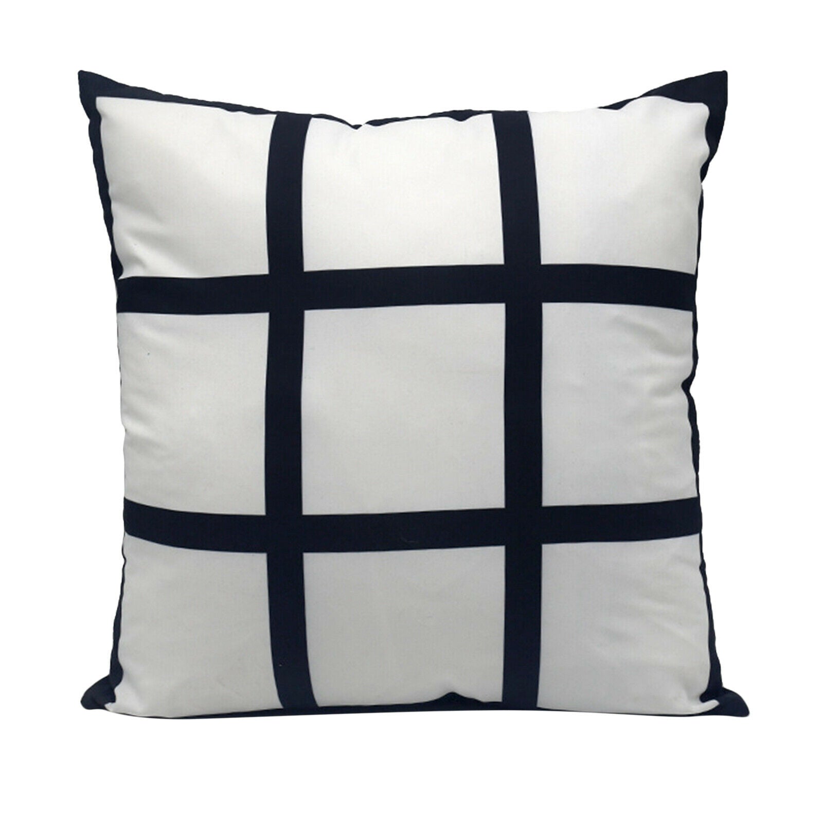 2 Pieces Sublimation Blanks Panel Pillow Case Car Chair Throw Cushion Cases