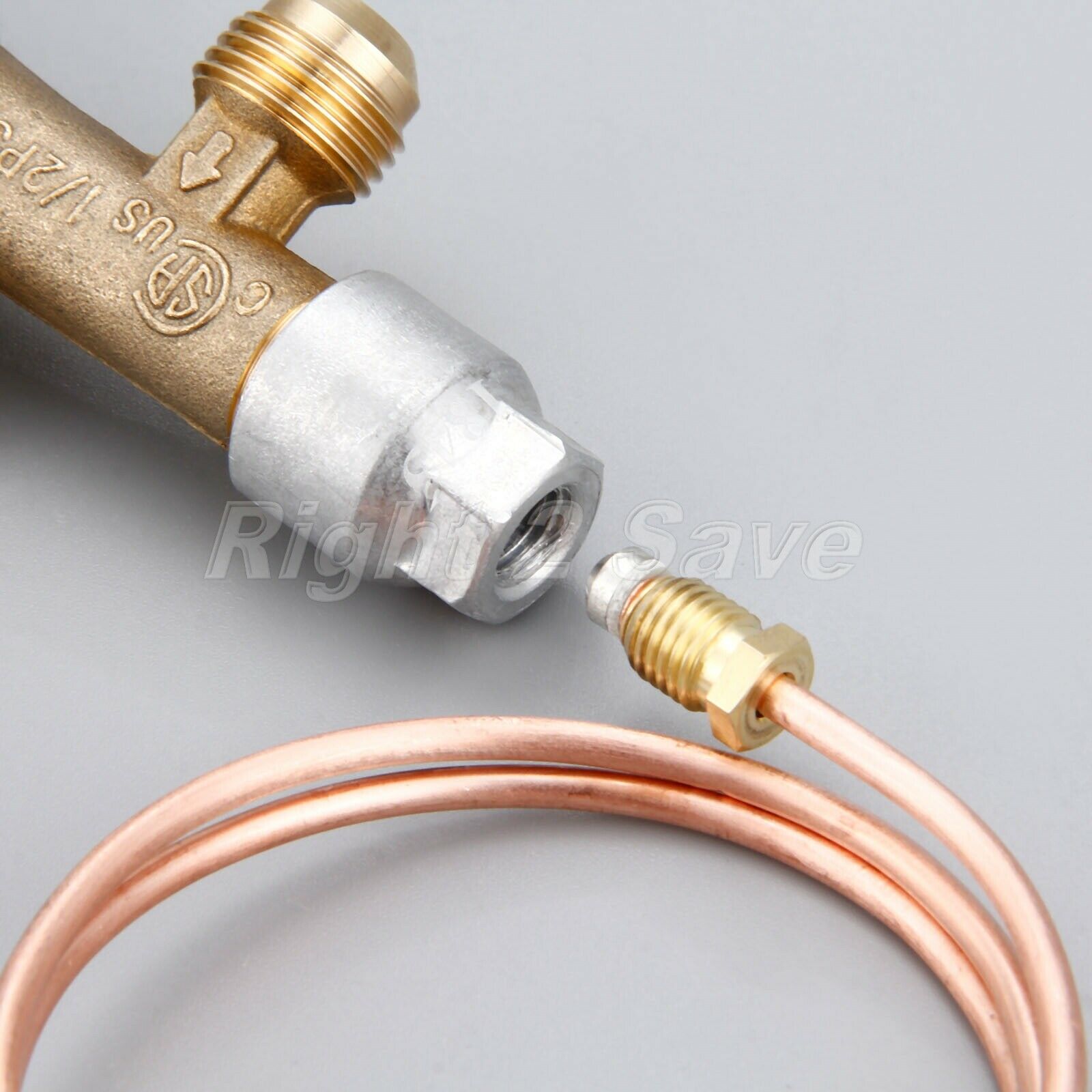 Gas Control Valve With Knob System Thermocouple Line lighter Propane Fire Pit