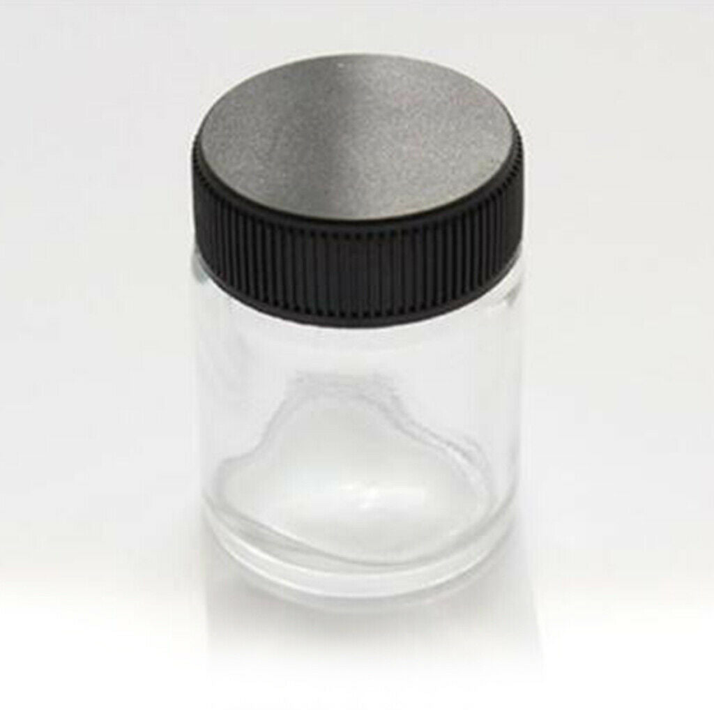 3/4oz Airbrushes Glass Jar Bottles Replacement Paint Bottles Container