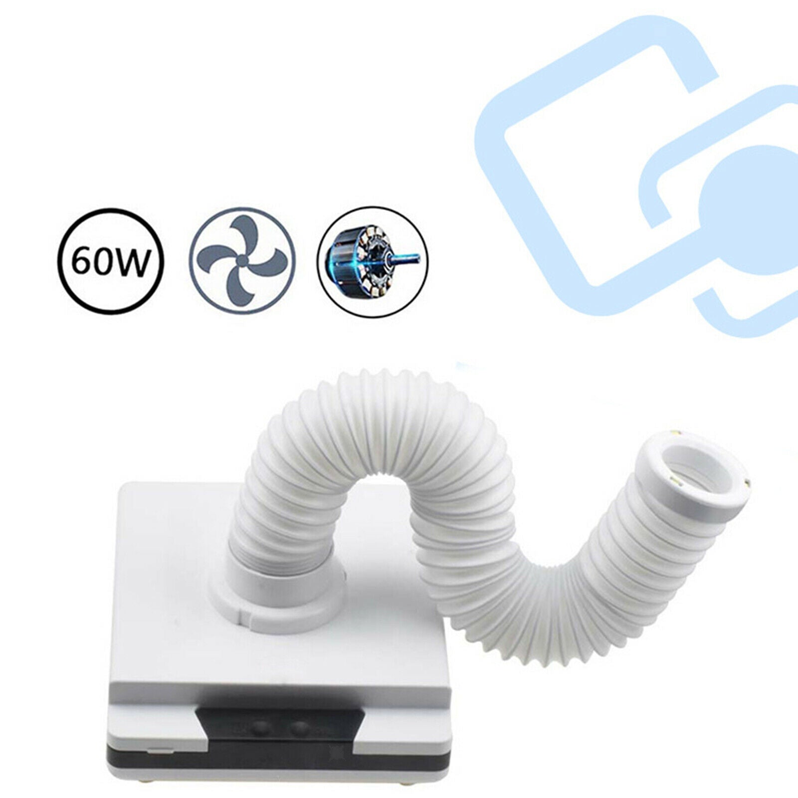 Nail Dust Collector Fingernail Art for Poly Nail Nail Drills Salon Accs