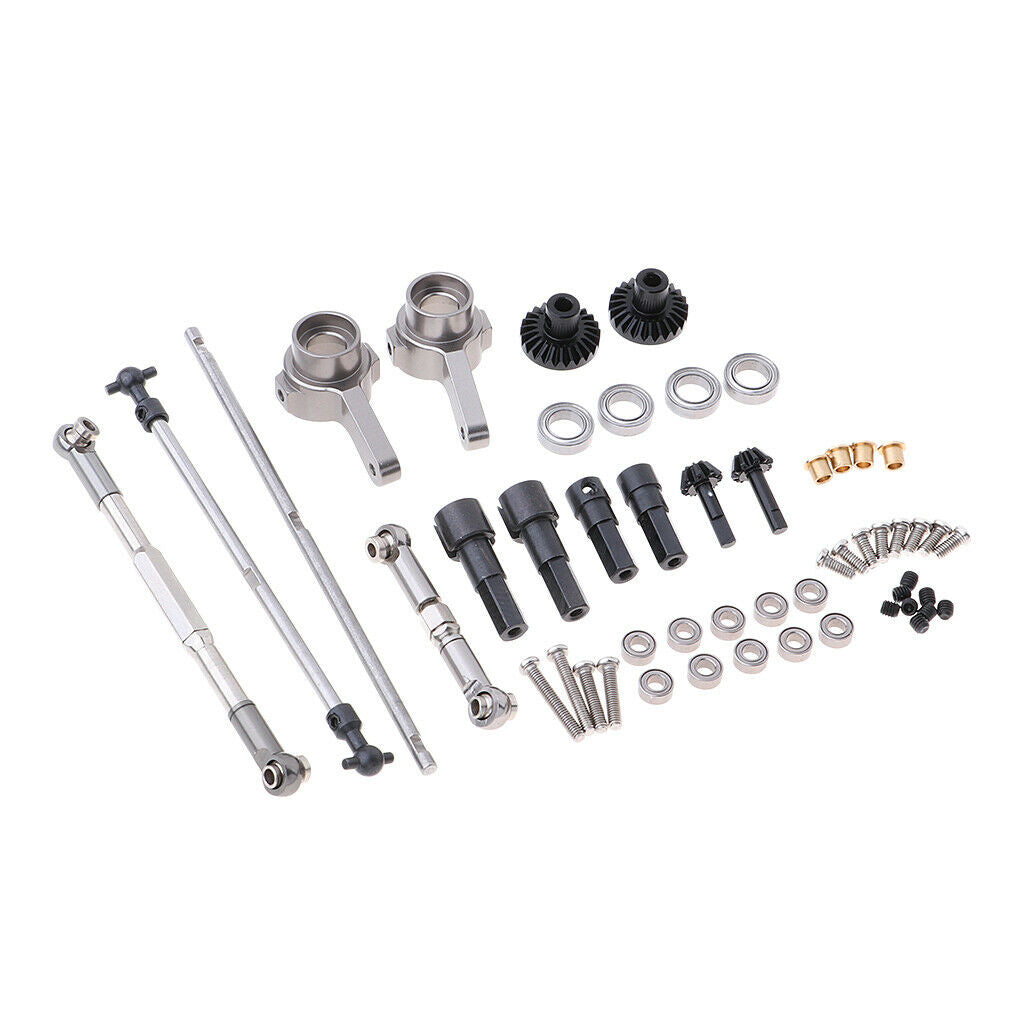 Aluminum Rear Axle Pickups Truck DIY Upgrades for WPL B1 B14 B24 C14 C24 B16 B36