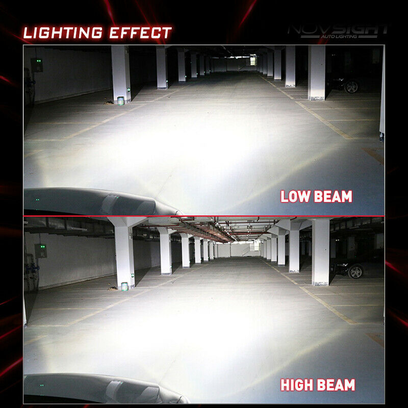 2PCS H7 LED Headlight Super Bright Bulbs Kit 10000LM Lights White 6000K 9V-32V