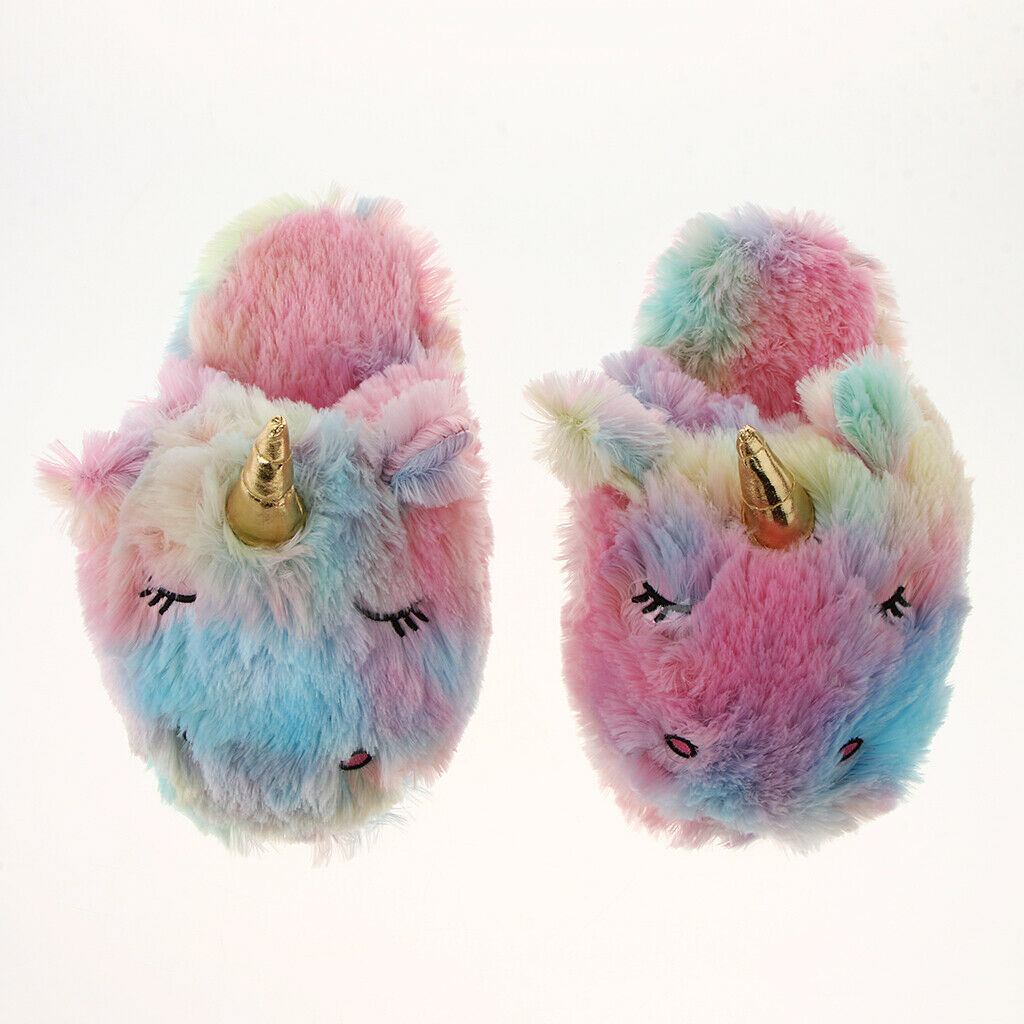 Women Animal Slippers Flush Warm Indoor Non-slip Slippers Adults