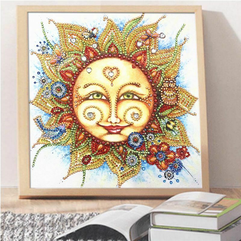 Sun DIY 5D Special Shaped Diamond Painting Embroidery Cross Craft Stitch Kit