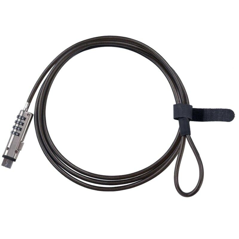 4 Digital Universal Lock USB Laptop Security Cable Lock for Computer P3U1