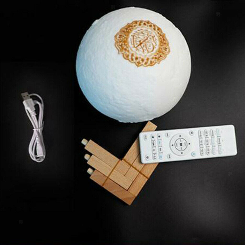 Novelty   Recite Bluetooth Speaker Colorful Moon Light Lamp with Remote