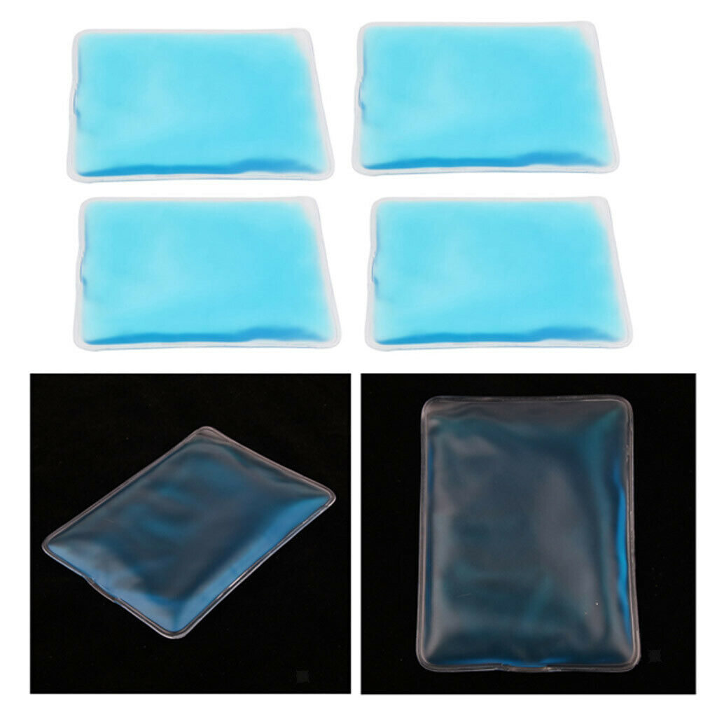 4 Pack Ice Pack Wraps Cooling Physiotherapy Cold Compress Bag for Injury