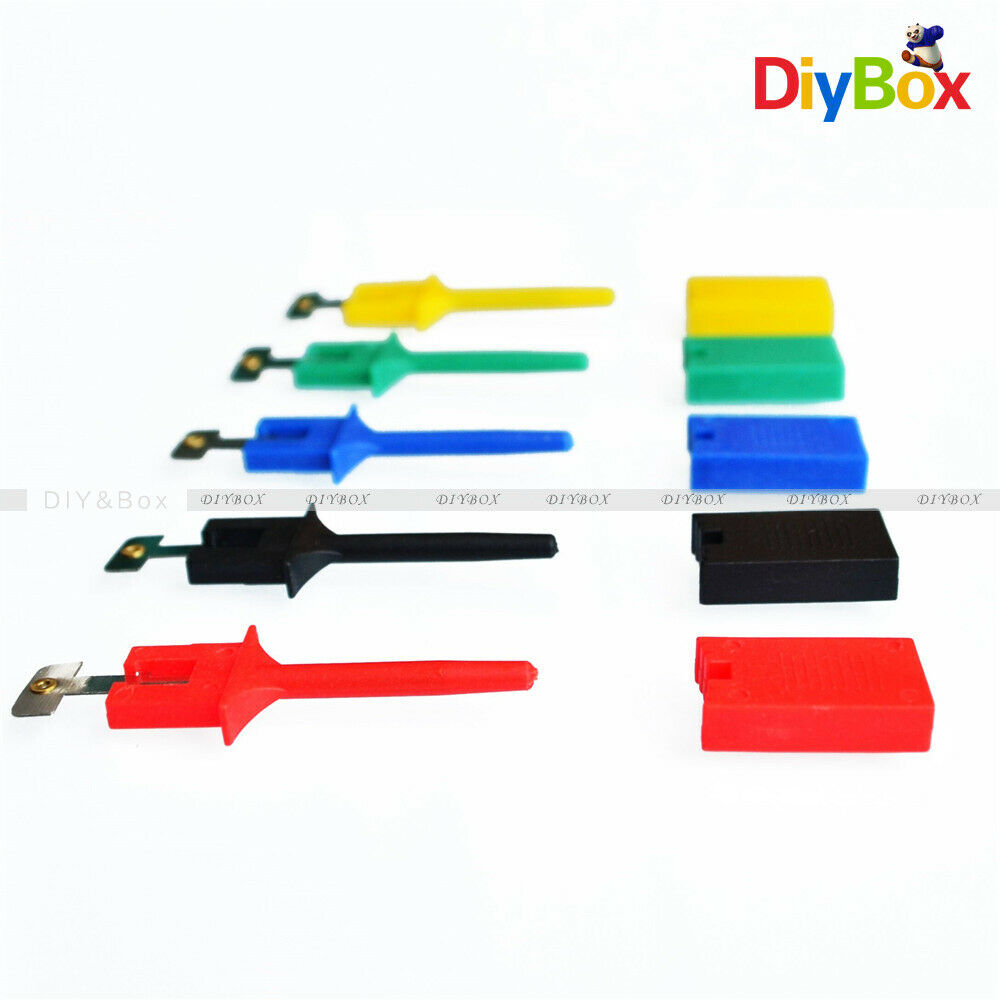 5PCS NEW Hooks Test Clips 5 Colors for Logic Analyzers Logic Test Clip