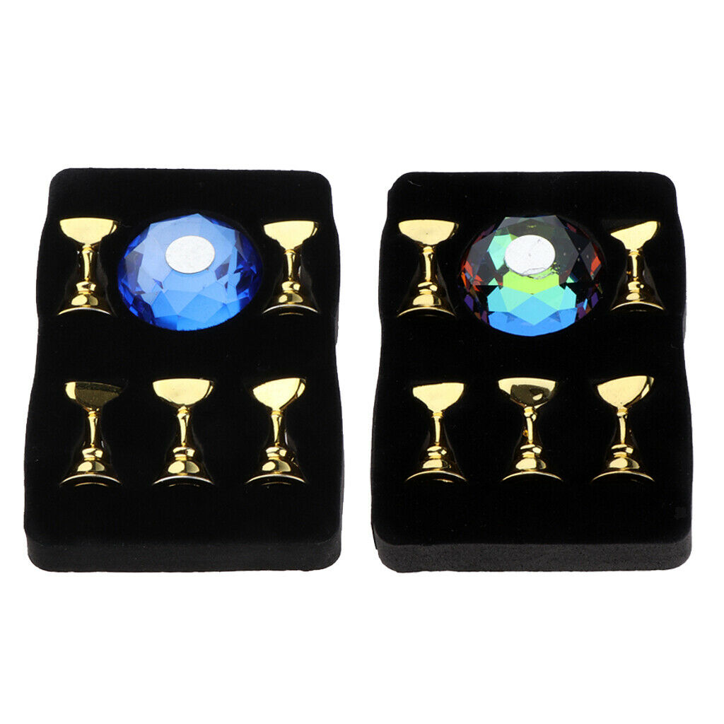 12 Pieces Chess Shaped  Nail Art Tip Holder Stand