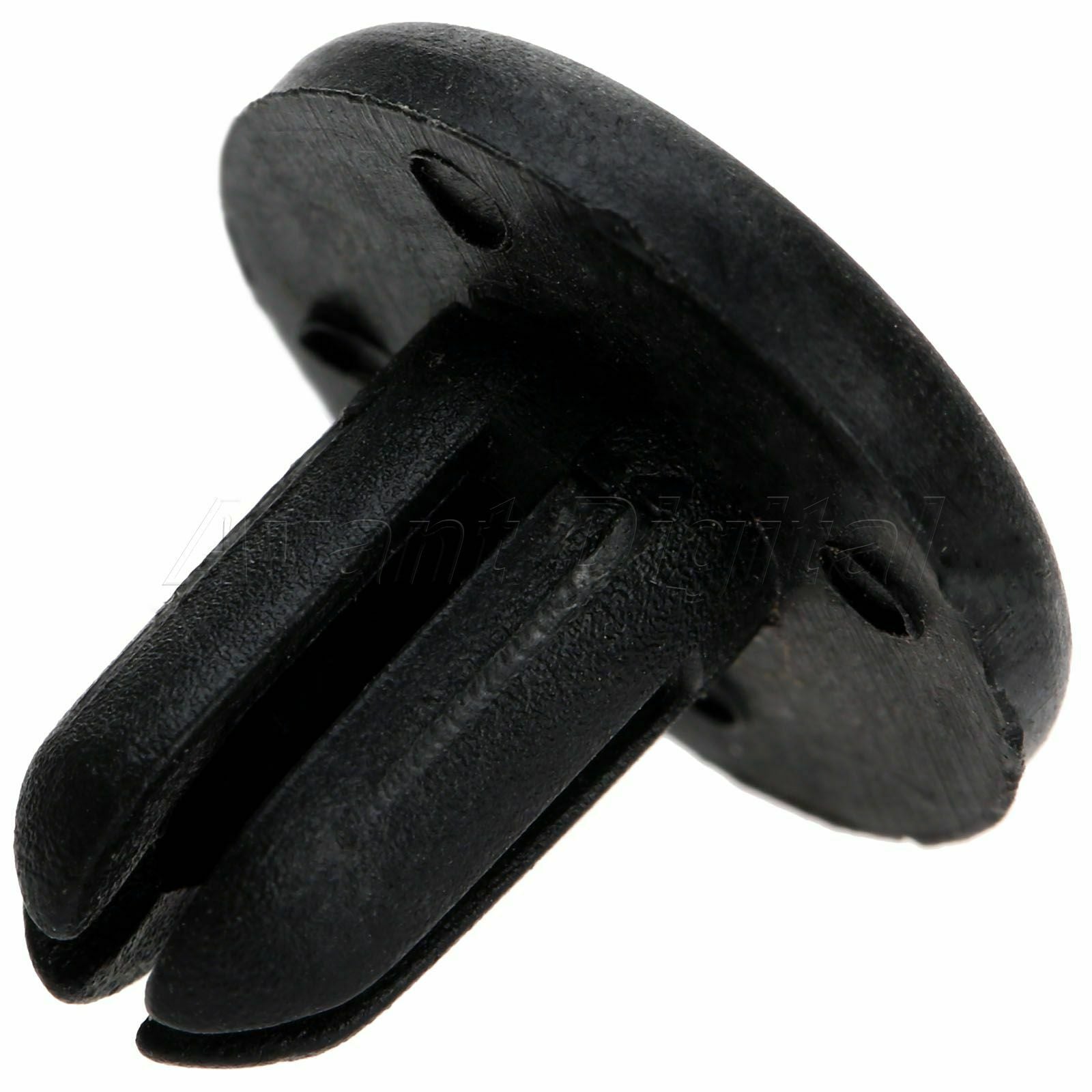 50 Black Plastic Rivets Fastener Fender Bumper Push Pin Clips for Xiali Geely