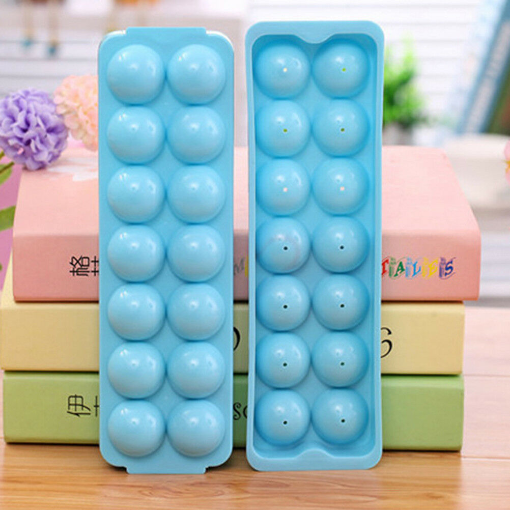 Silicon Ice Cube Party Tray Round Bar Whiskey Ball Maker Mold Sphere Bric.l8