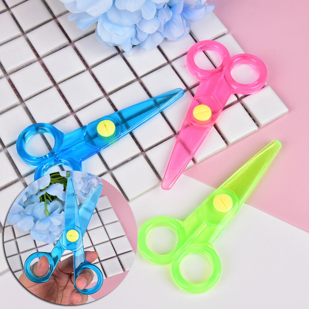Quality Safety scissors Paper cutting Plastic scissors Children's handmad.l8