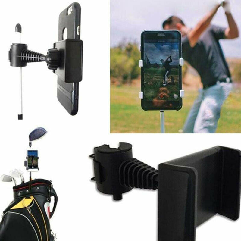 Golf Mobile Phone Stand Camera Clip 360 Rotation Recording Post frtmT Kt