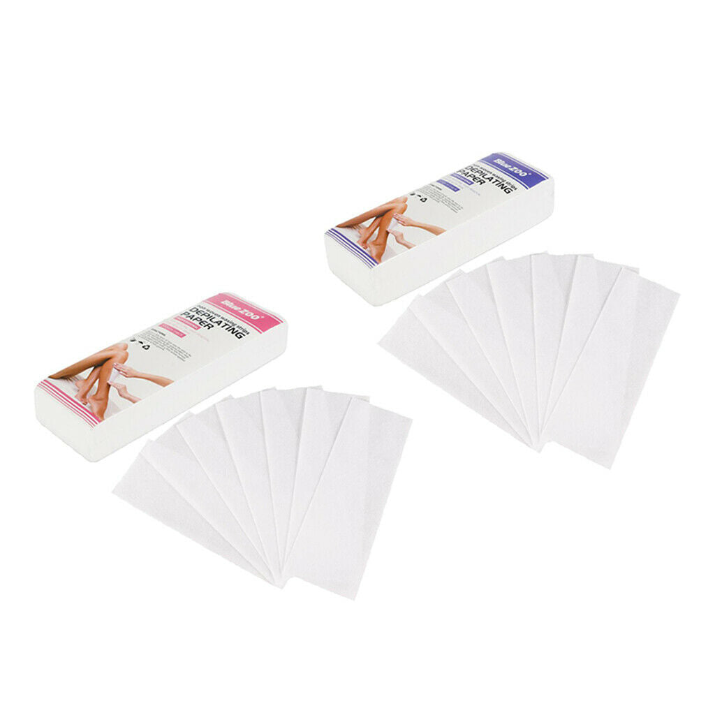 200x Non-woven Disposable Hair Removal Wax Epilator Paper Strip for Arms