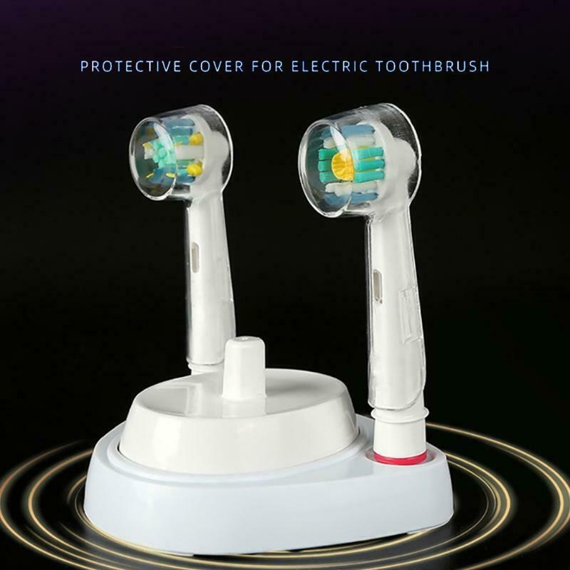 5PCS Electric Toothbrush Head Protective Cover Case Cap Portable Dustproof