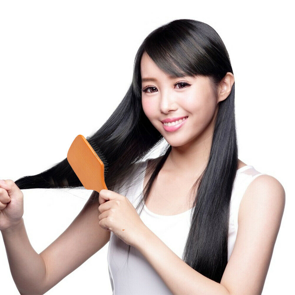 Professional Scalp Massage Wood Air Cushion Comb Anti-Static Flat Combs Set