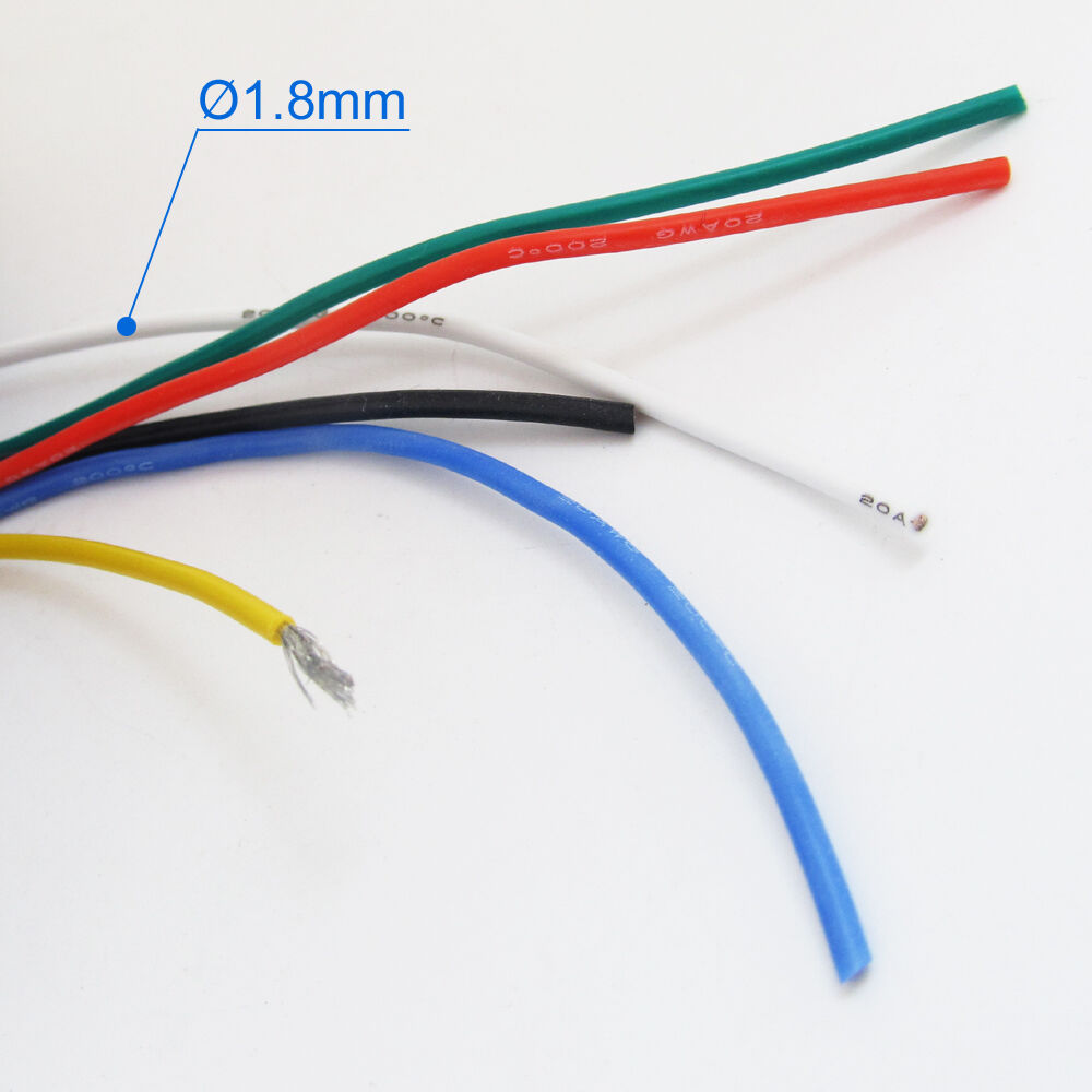 25meter 5colors 20AWG Flexible Soft Silicone Wire Tin Copper RC Electronic Cable