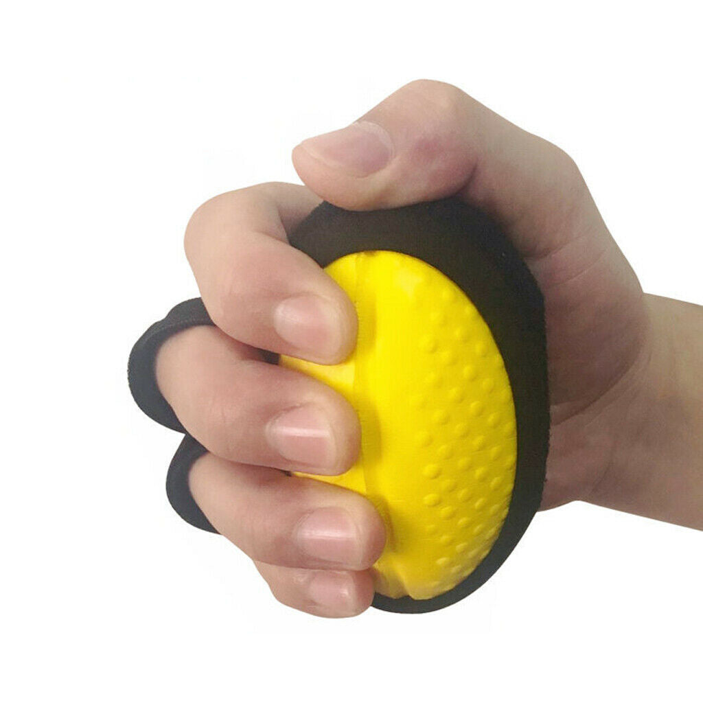 Finger Grip Ball Hand Orthotics Trainer Stress Relief Gripping Ball Oval